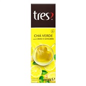 Capsula Três Chá Verde, Limão e Gengibre 35g CX 10 UN Três Corações