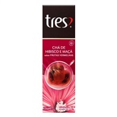 Capsula Três Chá Misto Hibisco e Maçã 30g CX 10 UN Três Corações