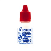 Tinta para Marcador Quadro Branco WBM-7 Vermelho 15ml 1 UN Pilot