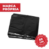 Saco de Lixo Super Econômico 30L Preto 59x62cm PT 50 UN Gimba