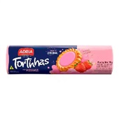 Biscoito Tortinha Morango 140g  1 UN Adria
