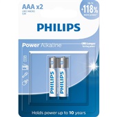 Pilha Alcalina Palitto AAA PT com 2 UN Philips