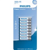 Pilha Alcalina Palitto AAA PT com 16 UN Philips