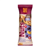 Barra de Cereal Nuts  Castanhas, Amendoim e Frutas Vermelhas Sem Glúte