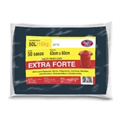Saco de Lixo 50L Extra Forte PT 50 UN Embalixo