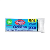 Saco de Lixo Reforçado 50L Oceano PT 50 UN Embalixo