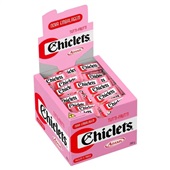 Goma de Mascar Tutti Frutti 2,8g Display com 100 UN Cliclets