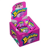 Goma de Mascar Uva 5g Display com 60 UN Bubbaloo