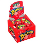 Goma de Mascar Morango 5g Display com 60 UN Bubbaloo