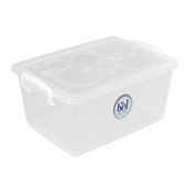 Caixa Organizadora Cristal 30L OR80700 1 UN Ordene