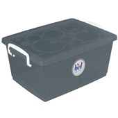 Caixa Organizadora Fumê 15L OR80559N 1 UN Ordene