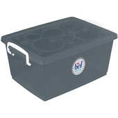 Caixa Organizadora Fumê 30L OR80759N 1 Un Ordene