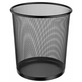 Lixeira de Metal Redonda 12,5L  1 UN Ordene
