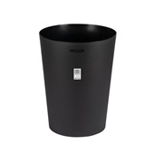 Lixeira Conico 9,4L Preto 1 UN Ordene