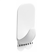 Gancho Retangular Branco G 1 UN Ordene