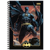 Caderno Espiral 1/4 Capa Dura 80 FL Batman B 1 UN Foroni