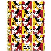 Caderno Espiral Capa Dura 1/4 80 FL Mickey C 1 UN Foroni