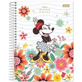 Caderno Colegial Capa Dura 1 Matéria 80 FL Minnie A 1 UN Foroni
