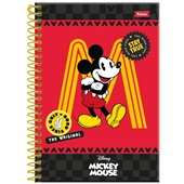 Caderno Universitário Capa Dura 10 Matérias 160 Folhas Mickey Mouse D