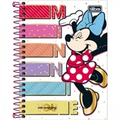 Caderneta Espiral Capa Dura 1/8 80 FL Minnie A 1 UN Tilibra