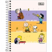 Caderneta Espiral Capa Dura 1/8 80 FL Snoopy C 1 UN Tilibra