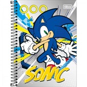 Caderno Espiral Capa Dura 1/4 80 FL Sonic A 1 UN Tilibra