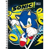 Caderno Espiral Capa Dura 1/4 80 FL Sonic C 1 UN Tilibra
