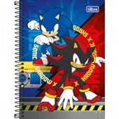 Caderno Espiral Capa Dura 1/4 80 FL Sonic D 1 UN Tilibra