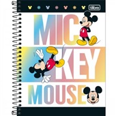 Caderno Colegial Capa Dura 10 Matérias 160 FL Mickey A 1 UN Tilibra
