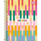 Caderno Colegial Capa Dura 1 Matéria 80 FL Be Nice B 1 UN Tilibra