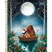 Caderno Colegial Capa Dura 1 Matéria 80 FL Loveland A 1 UN Tilibra