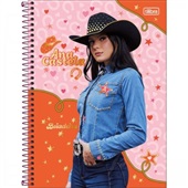 Caderno Universitário Capa Dura 10 Matérias 160 FL Ana Castela D 1 UN