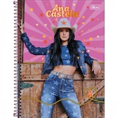 Caderno Universitário Capa Dura 1 Matéria 80 FL Ana Castela A 1 UN Til
