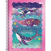 Caderno Universitário Capa Dura 1 Matéria 80 FL Bubble B 1 UN Tilibra