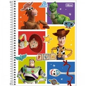 Caderno Universitário Capa Dura 1 Matéria 80 FL Toy Story C 1 UN Tilib