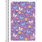 Caderno Espiral 1/4 Capa Flexível D+ Feminino 1 96 FL 1 UN Tilibra