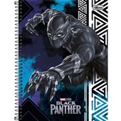 Caderno Universitário Capa Dura 80 FL Pantera Negra B 1 UN Tilibra