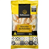 Biscoito Polvilho Palito Salgado 80g 1 UN Delicássis