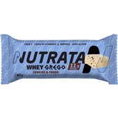 Barra de Proteína Whey Grego Sem Glúten Cookies N Cream 40g 1 UN Nutra