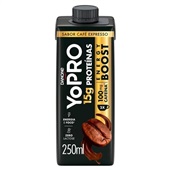 Bebida Láctea YoPro 15g Pro Energy Boost Café Expresso 250ml 1 UN Dano