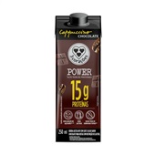 Bebida Láctea Cappuccino Power Whey Chocolate 250ml 1 UN 3 Corações