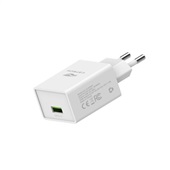 Carregador de Parede USB AC Universal UC-Q100WH Branco 1 UN C3Tech