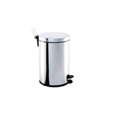 Lixeira Inox com Pedal e Balde 5L 1 UN Brinox