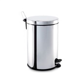 Lixeira Inox com Pedal e Balde 20L 1 UN Brinox