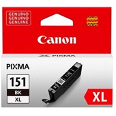 Cartucho de Tinta Preto 7ml CLI151BK 1 UN Canon