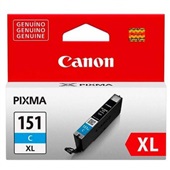 Cartucho de Tinta Ciano 7ml CLI151C 1 UN Canon