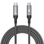 Cabo USB-C 3.2 1,5m UCC07 Preto e Cinza 1 UN Geonav