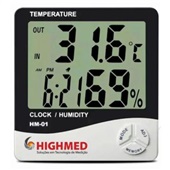 Termo-higrômetro Digital  HM-01 Calibração 1 UN Highmed
