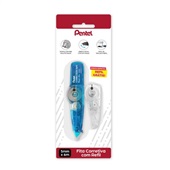 Corretivo Fita 5mmx6m com Refil Grátis 1 UN Pentel