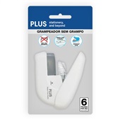 Grampeador sem Grampo Branco 1 UN Pentel